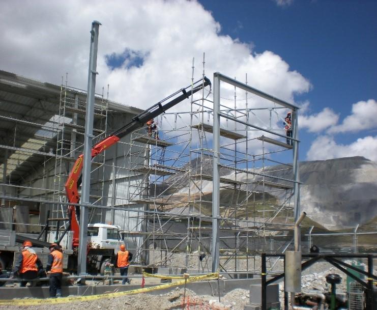 2008 – Antamina – Protección de materiales y equipos críticos concentradora en patio ex-Unicon